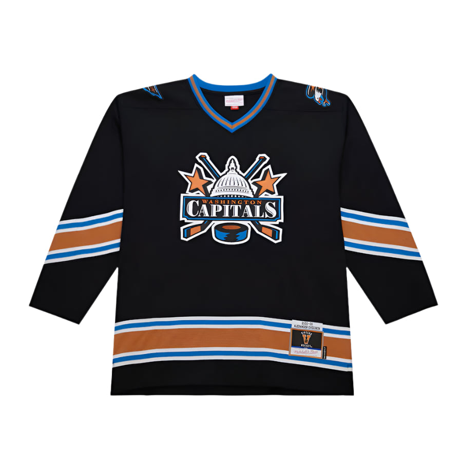 Alexander Ovechkin Washington Capitals NHL Mitchell & Ness Men's Black 2005 Power Play Authentic Jersey