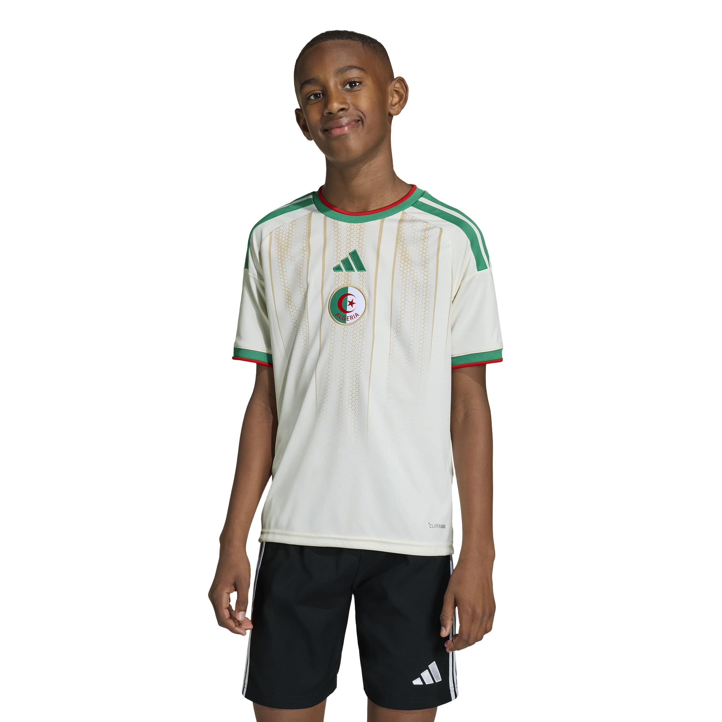 Algeria National Team FIFA Adidas Youth White 2025/26 Replica Home Jersey