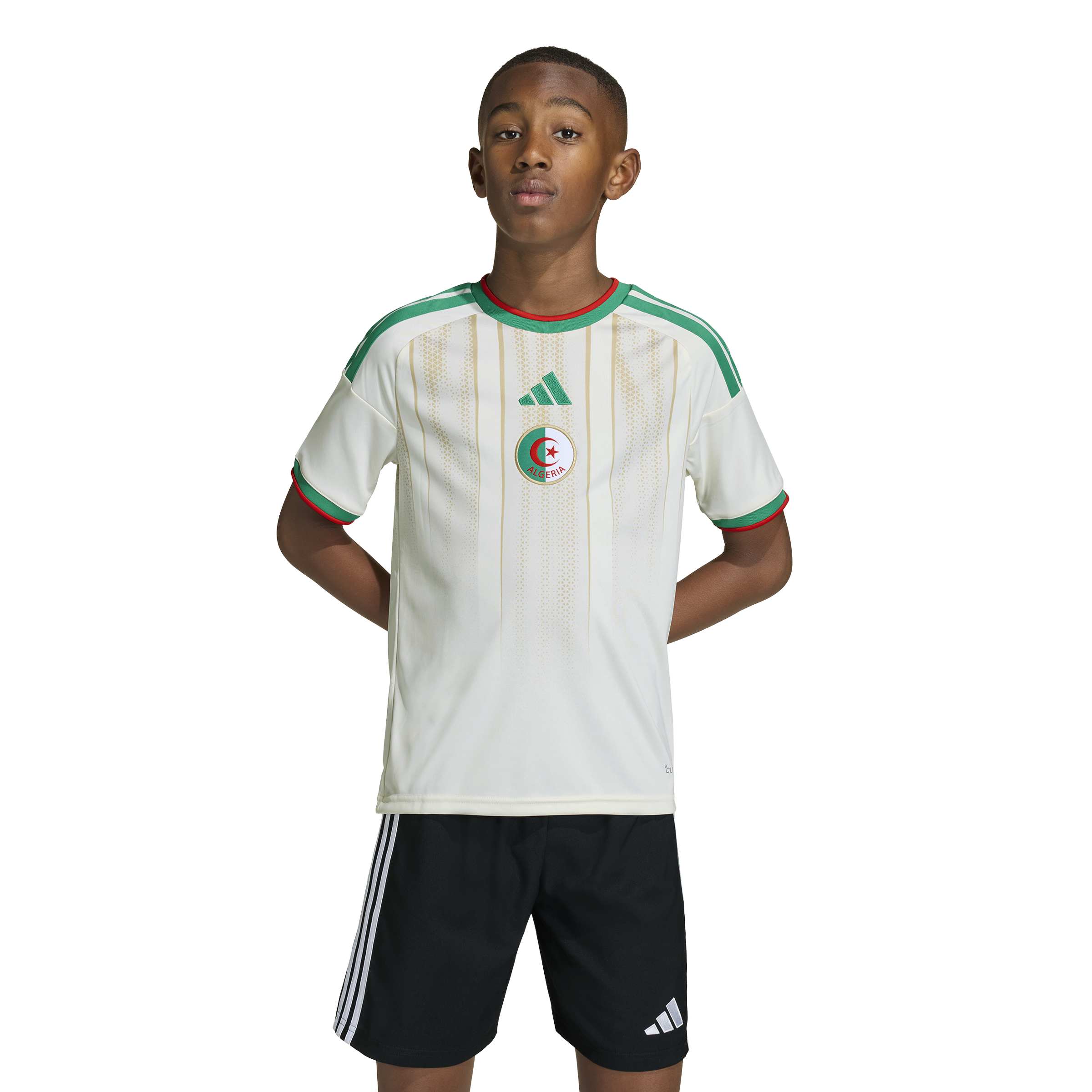Algeria National Team FIFA Adidas Youth White 2025/26 Replica Home Jersey
