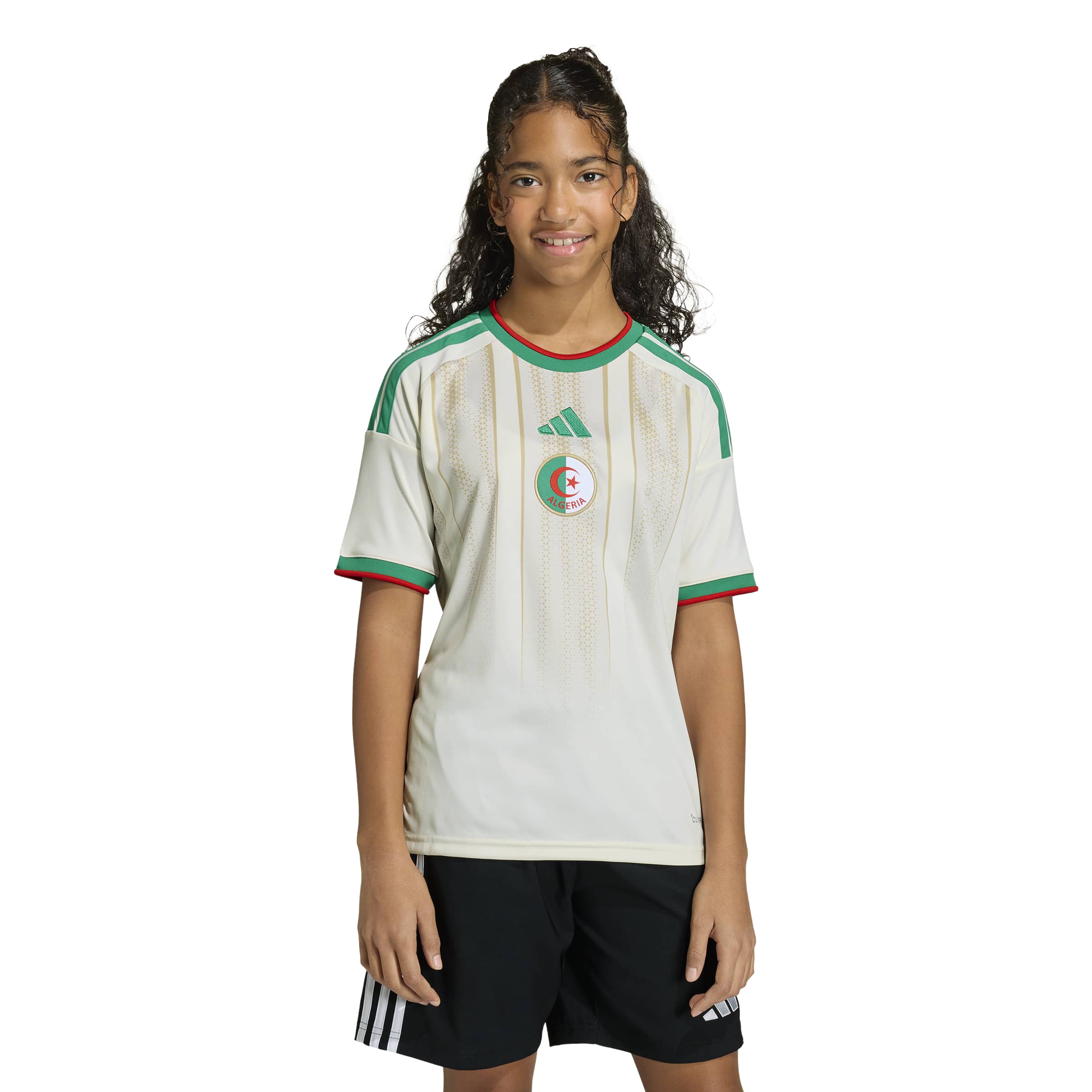 Algeria National Team FIFA Adidas Youth White 2025/26 Replica Home Jersey