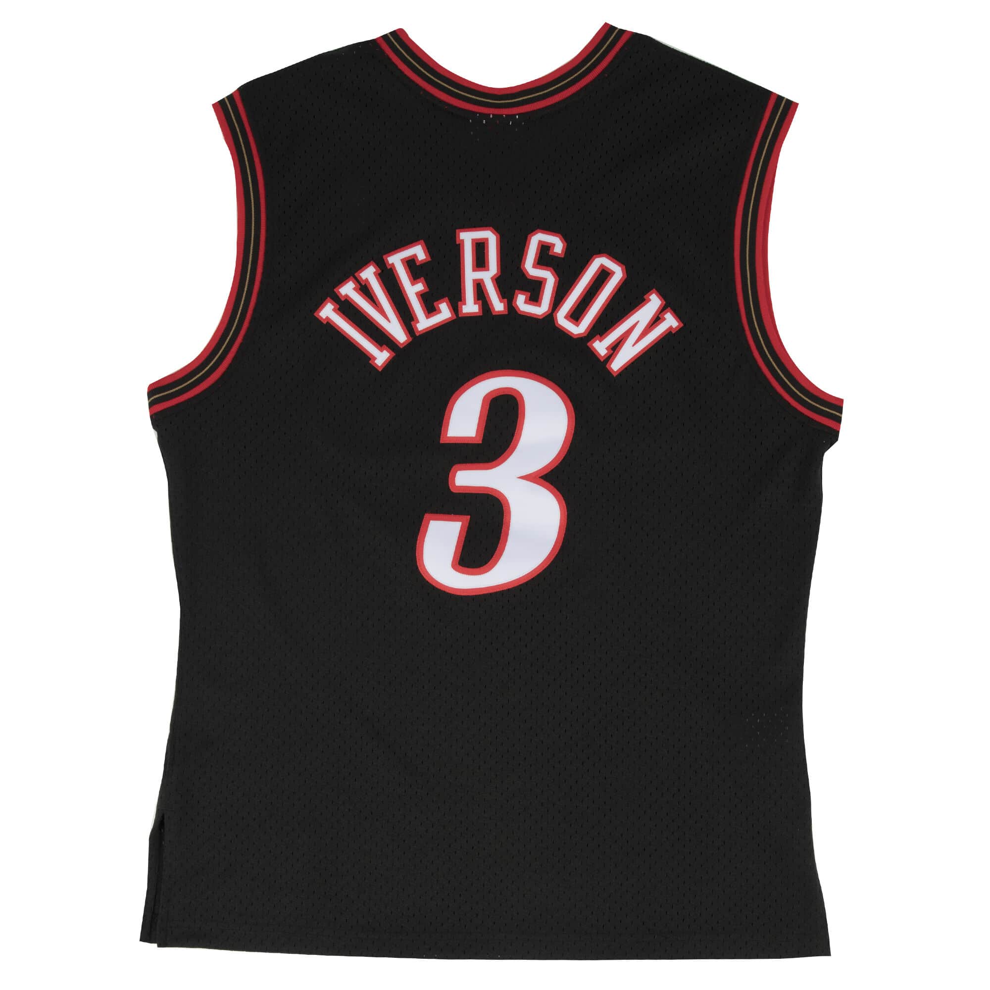 Allen Iverson Philadelphia 76ers NBA Mitchell & Ness Men's Black 2000-01 Hardwood Classics Swingman Jersey