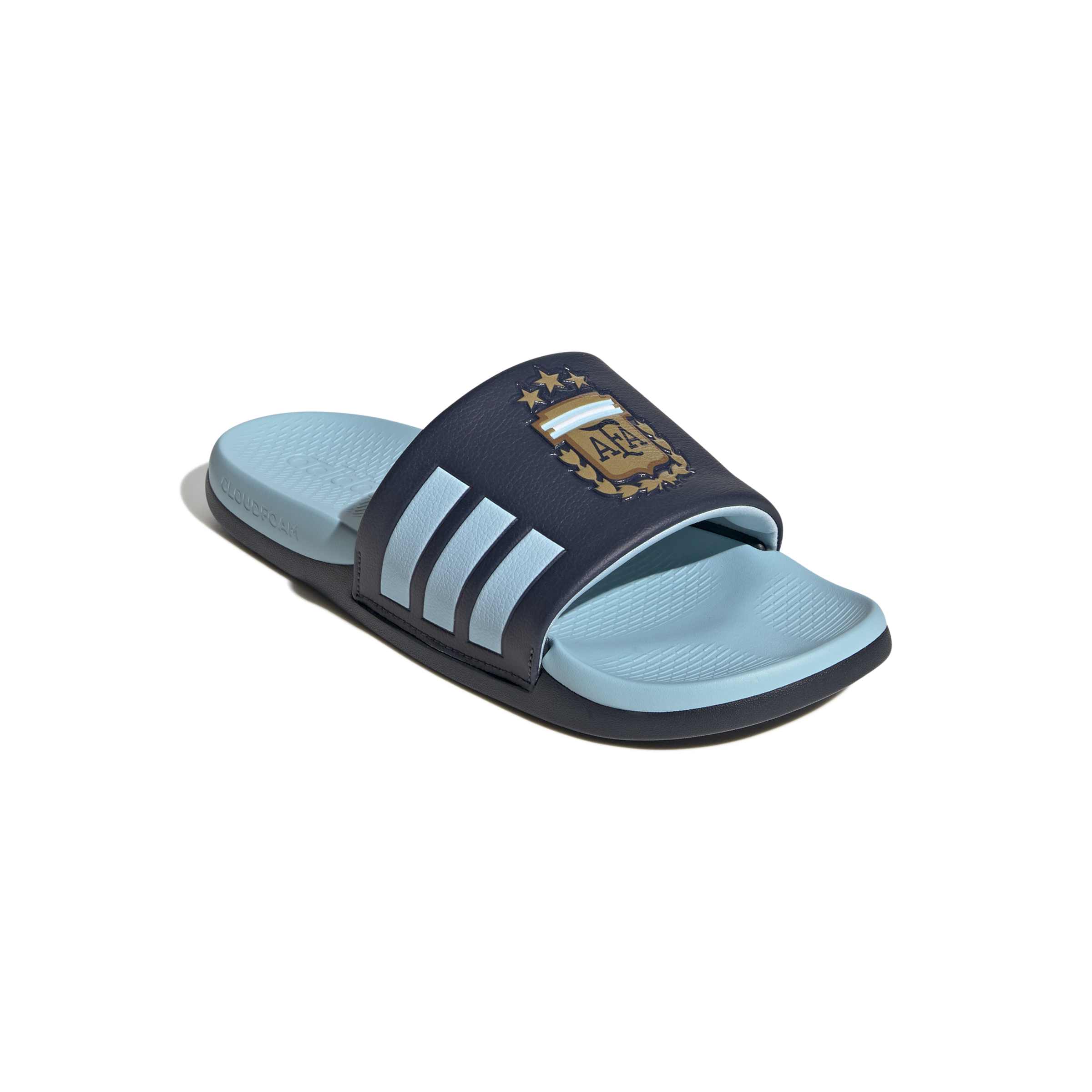 Argentina National Team FIFA Adidas Men's Navy Adilette Comfort Sandals