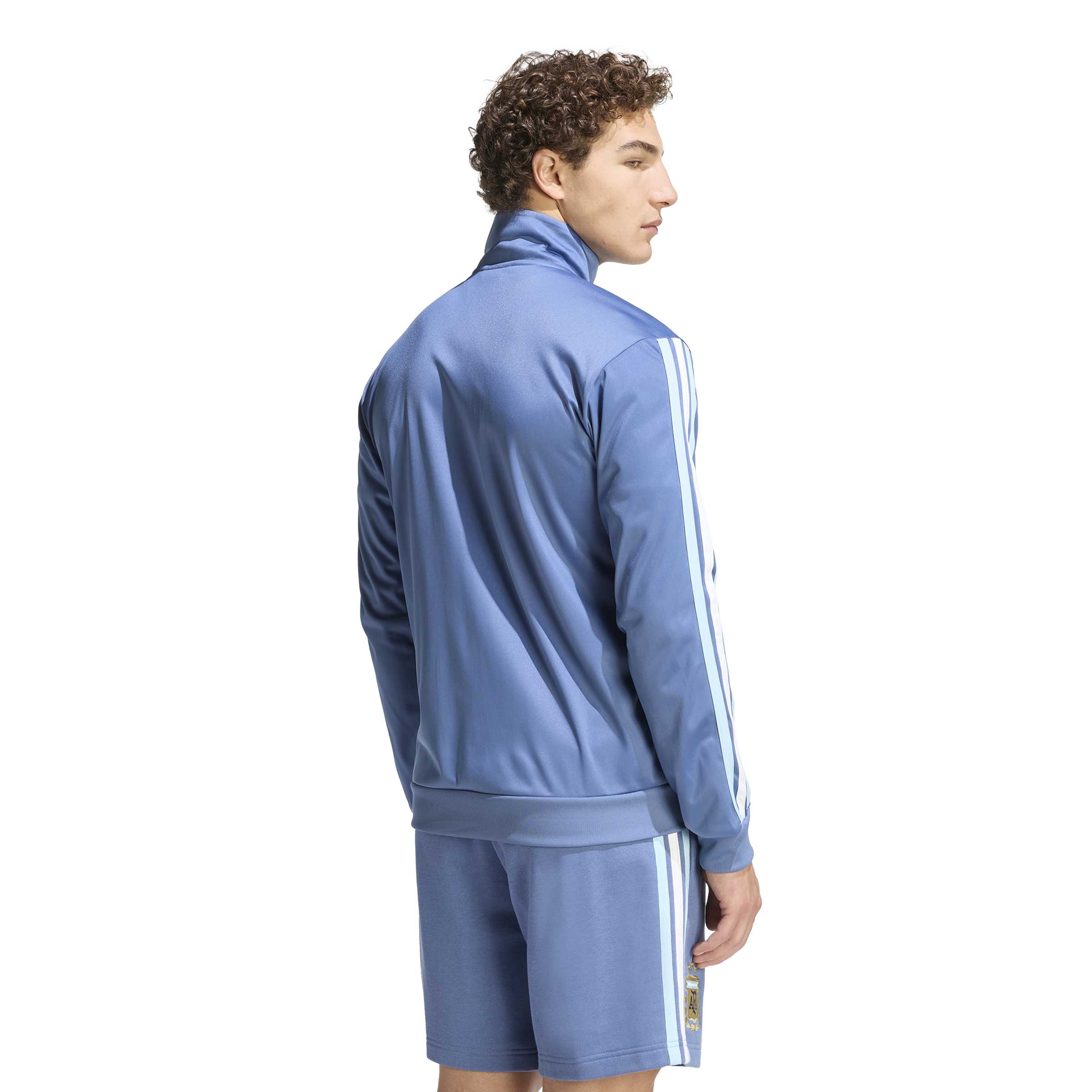 Veste de survêtement Adidas DNA bleu acier pour homme, équipe nationale d'Argentine, FIFA, FIFA