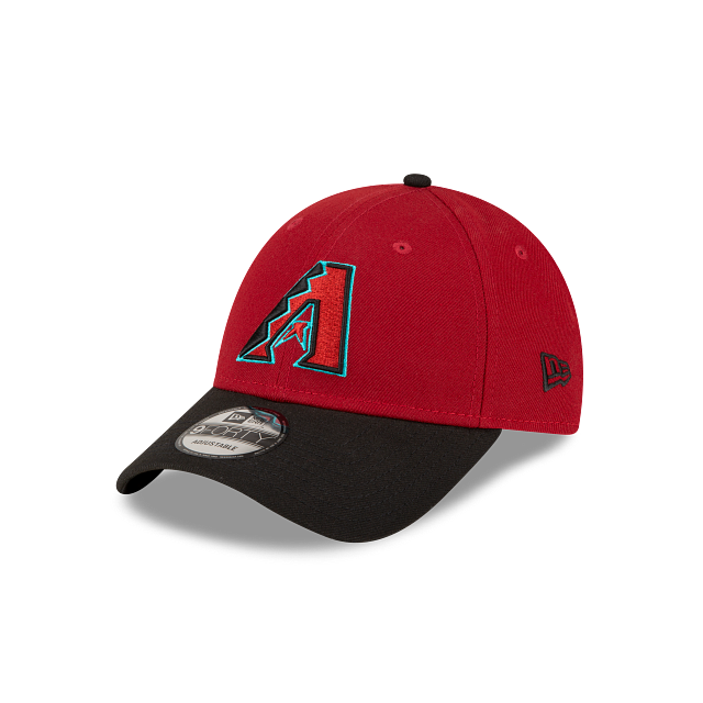 Casquette ajustable 9Forty The League pour homme, rouge/noir, des Diamondbacks de l'Arizona MLB New Era