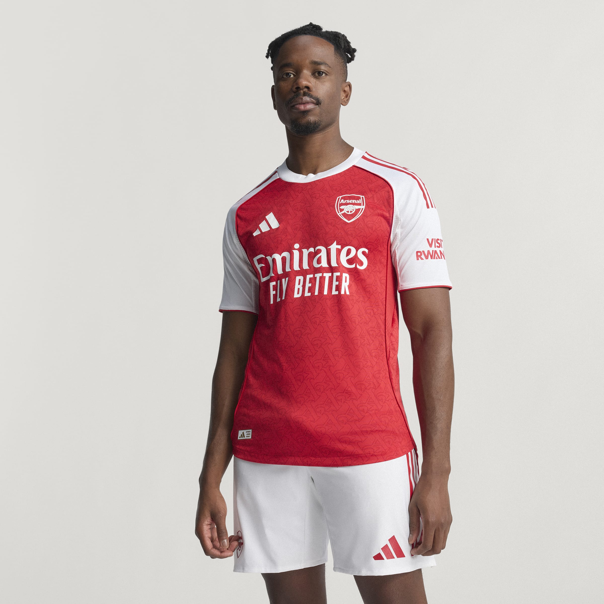 Arsenal FC EPL Adidas Men's Red 2025/26 Authentic Home Jersey