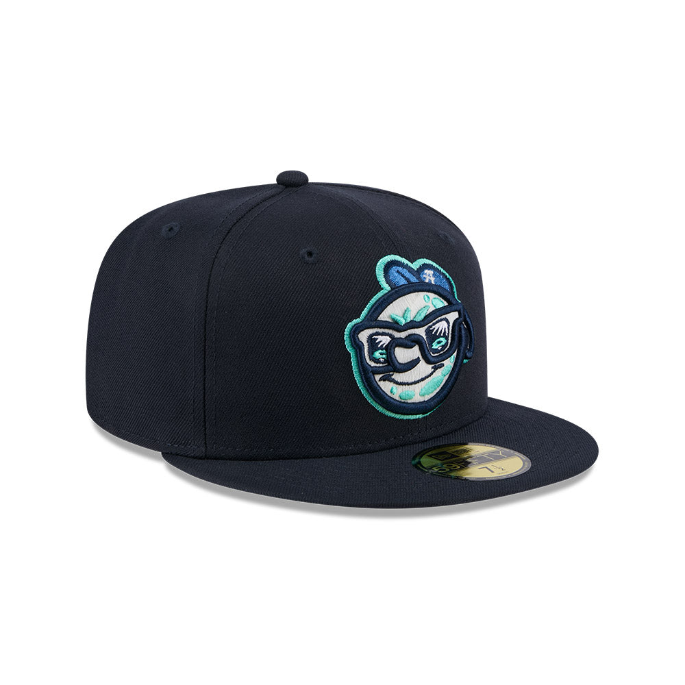 Asheville Tourists MiLB New Era Men's Navy 59Fifty Authentic Collection Fitted Hat