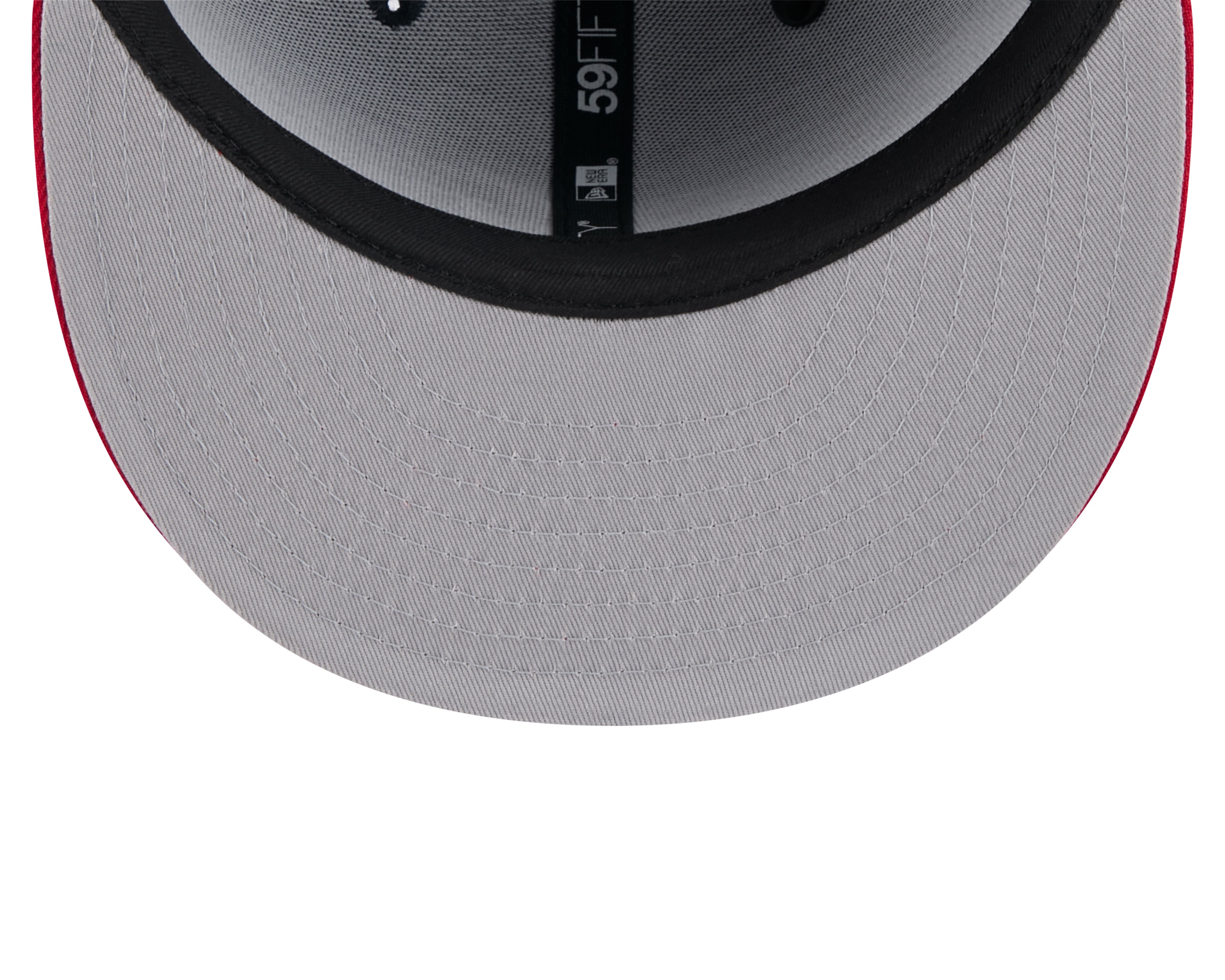 Atlanta Braves MLB New Era Men's Navy 59Fifty Two Tone Pinstripe Fitted Hat