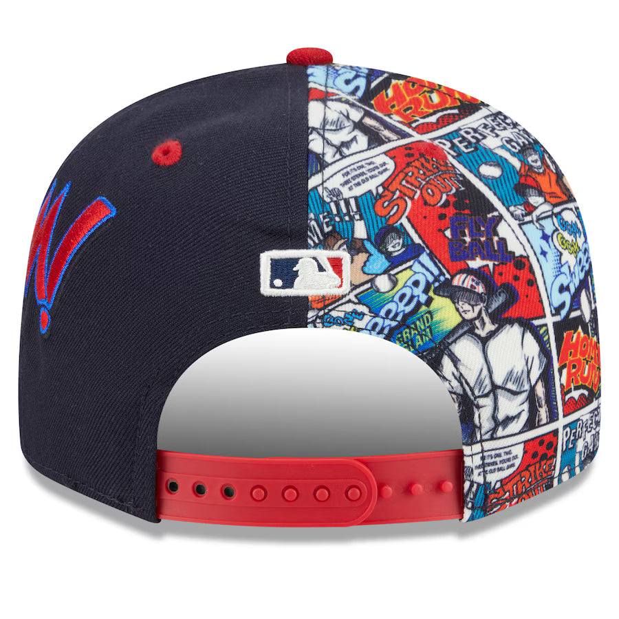 Atlanta Braves MLB New Era Men's Red/Navy 9Fifty 2025 Diamond Hero Edition Snapback