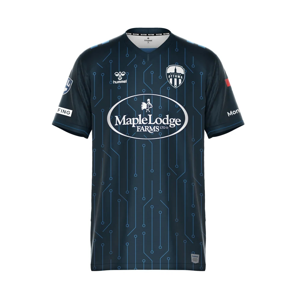 Atlético Ottawa CPL Hummel Men's Navy 2026 Away Replica Jersey
