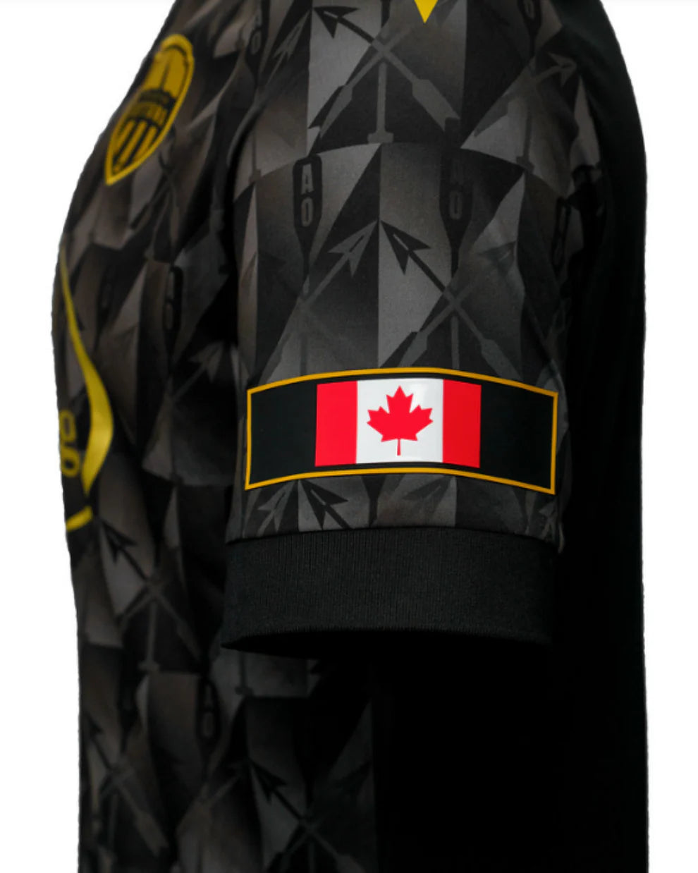 Maillot de match alternatif noir 2025/26 pour homme de l'Atlético Ottawa CPL Macron