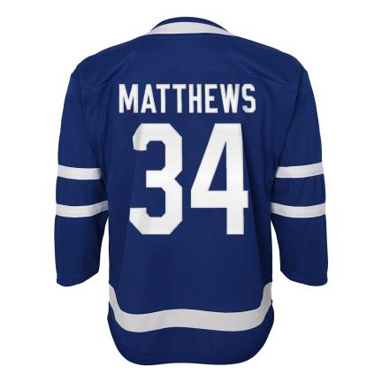 Maillot Royal Premier pour enfant Auston Matthews Toronto Maple Leafs NHL Outerstuff