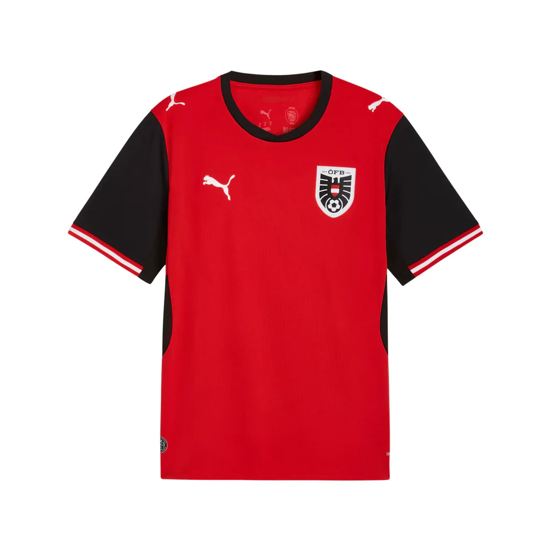 Austria National Team FIFA Puma Men's Red 2026 Home Replica Jersey