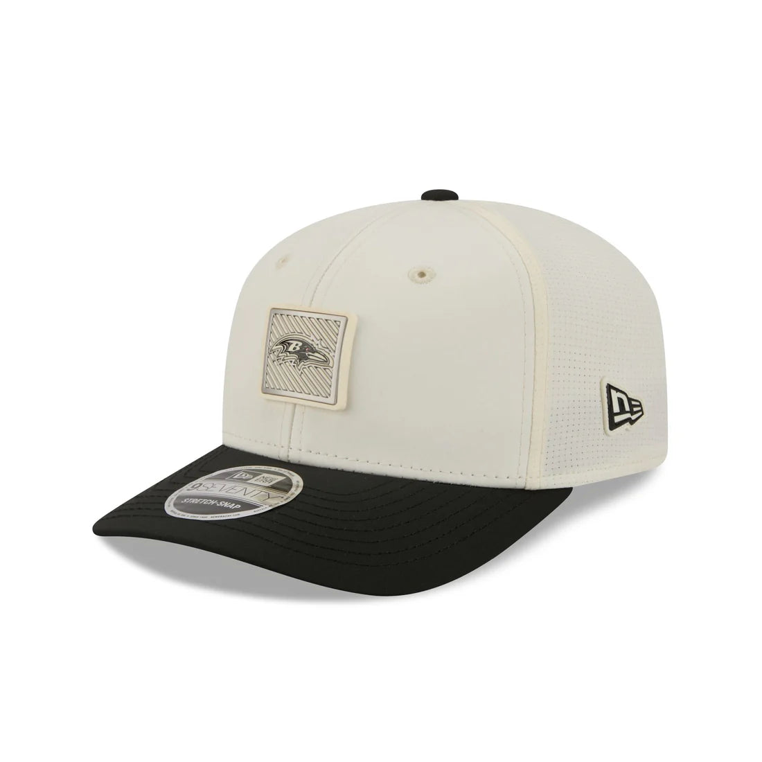 Baltimore Ravens NFL New Era Men's Cream/Black 9Seventy 2026 NFL Training Camp Snapback