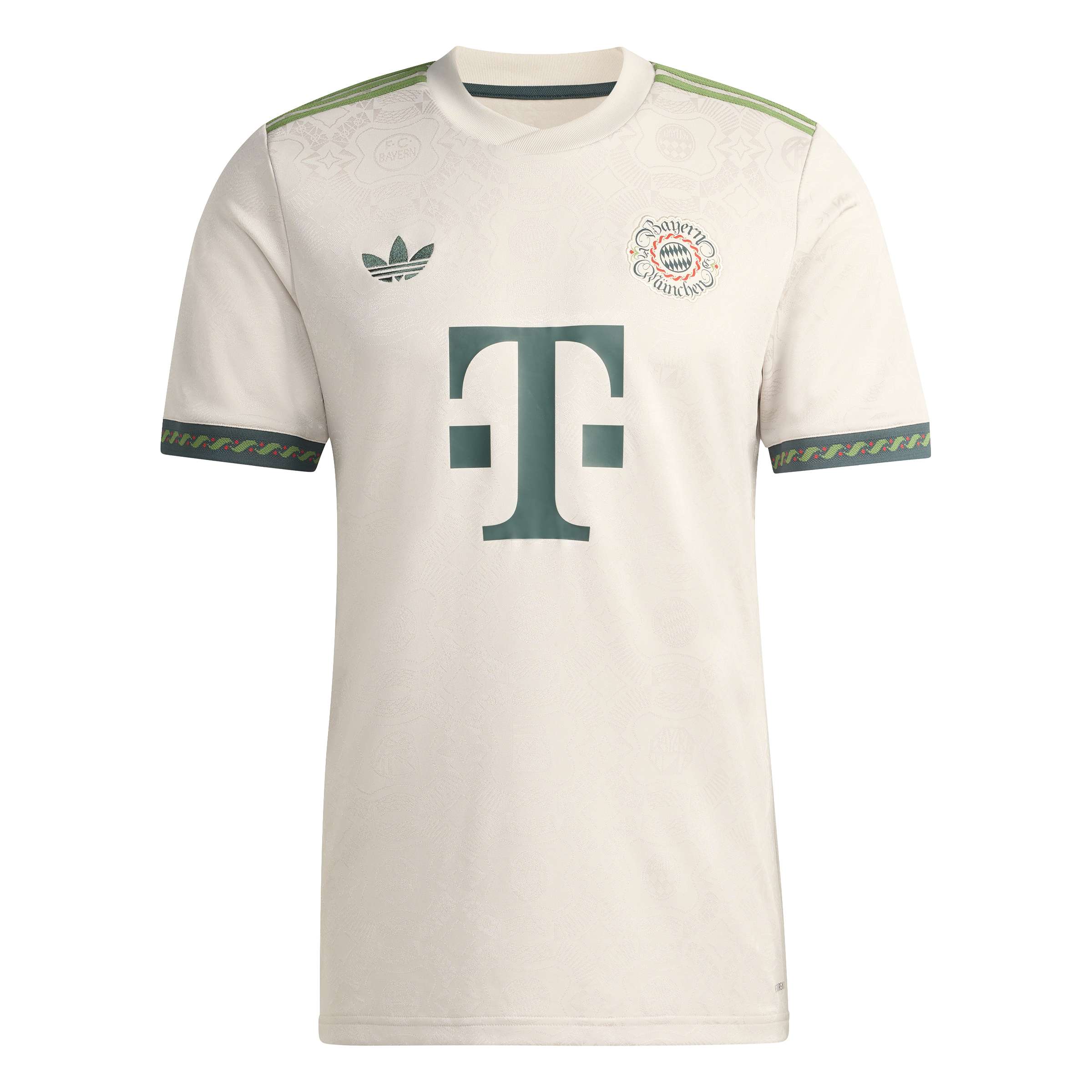 Bayern Munich Bundesliga Adidas Maillot réplique Wiesn 2025/26 beige pour homme
