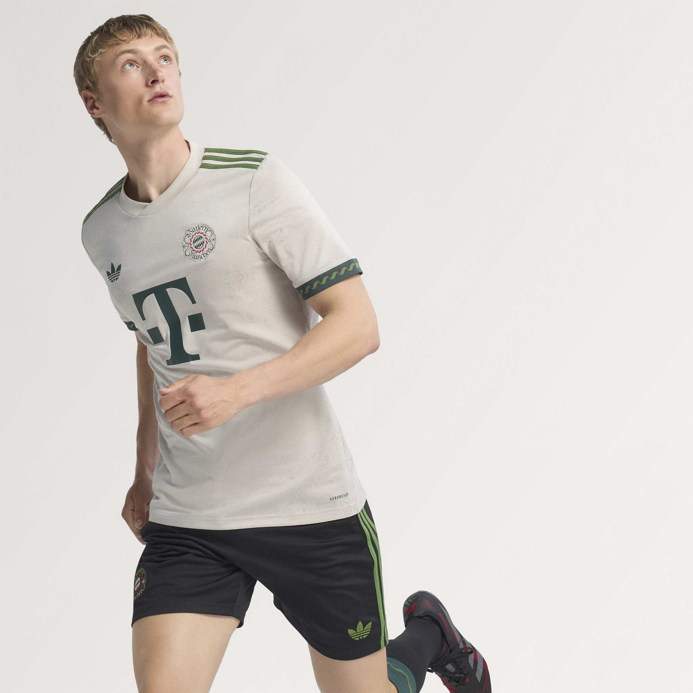 Bayern Munich Bundesliga Adidas Maillot réplique Wiesn 2025/26 beige pour homme