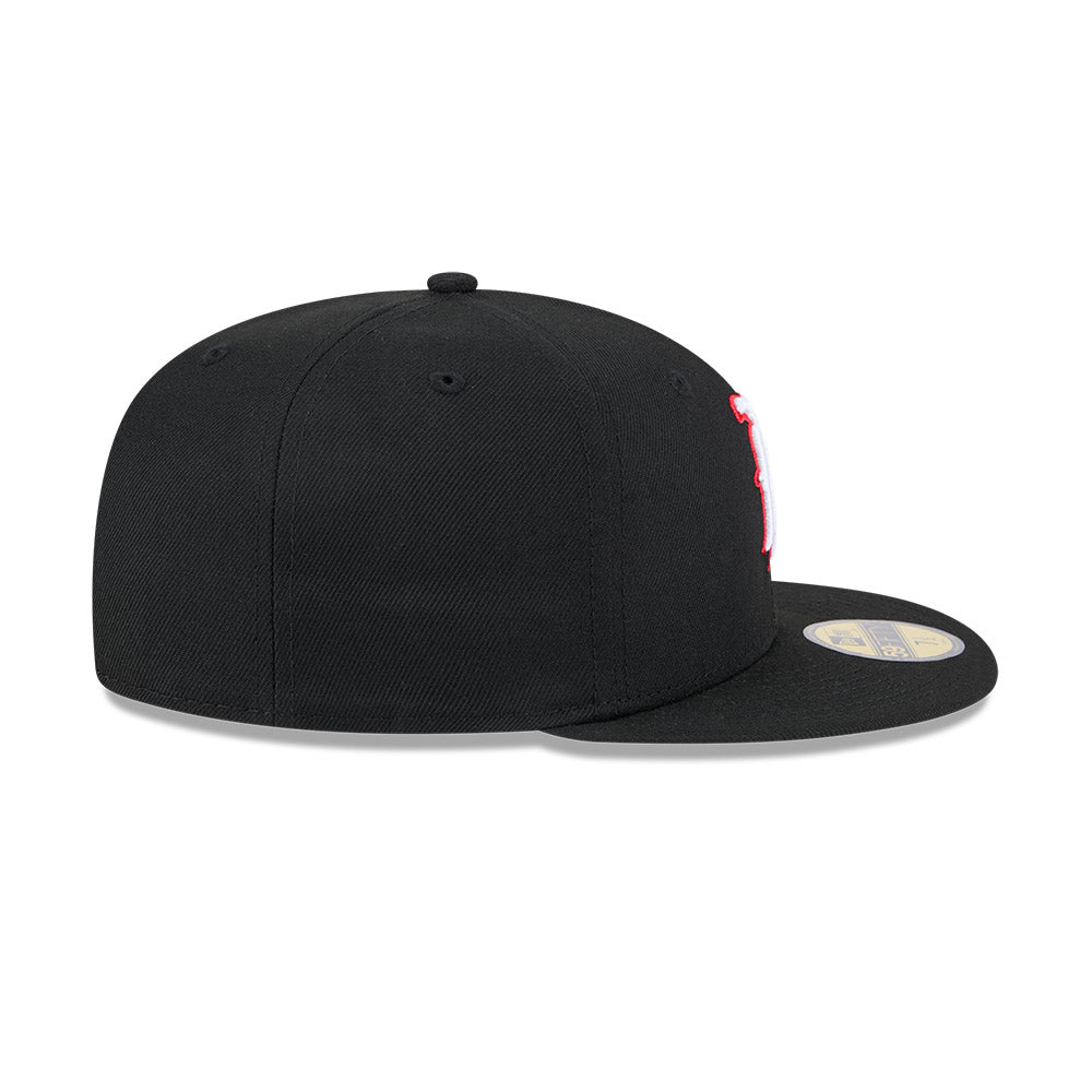 Casquette ajustée noire 59Fifty Authentic Collection pour homme des Birmingham Barons MiLB New Era