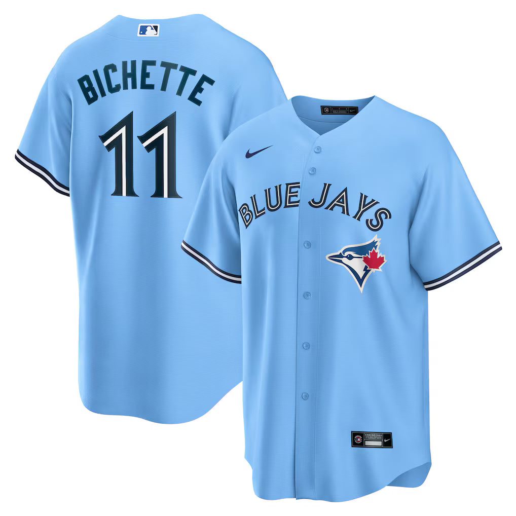 Bo Bichette Toronto Blue Jays MLB Nike Men's Powder Blue Alternate Replica Jersey