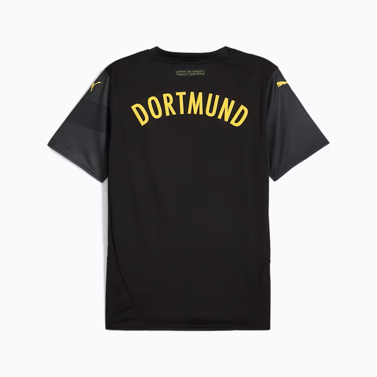 Borussia Dortmund Bundesliga Puma Men's Black 2024/25 Replica Away Jersey
