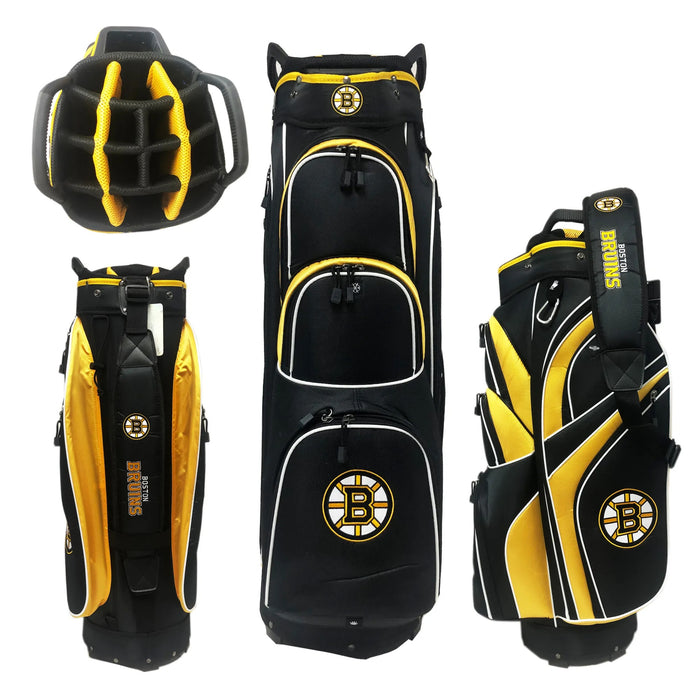 Boston Bruins NHL Black/Yellow Golf Cart Bag