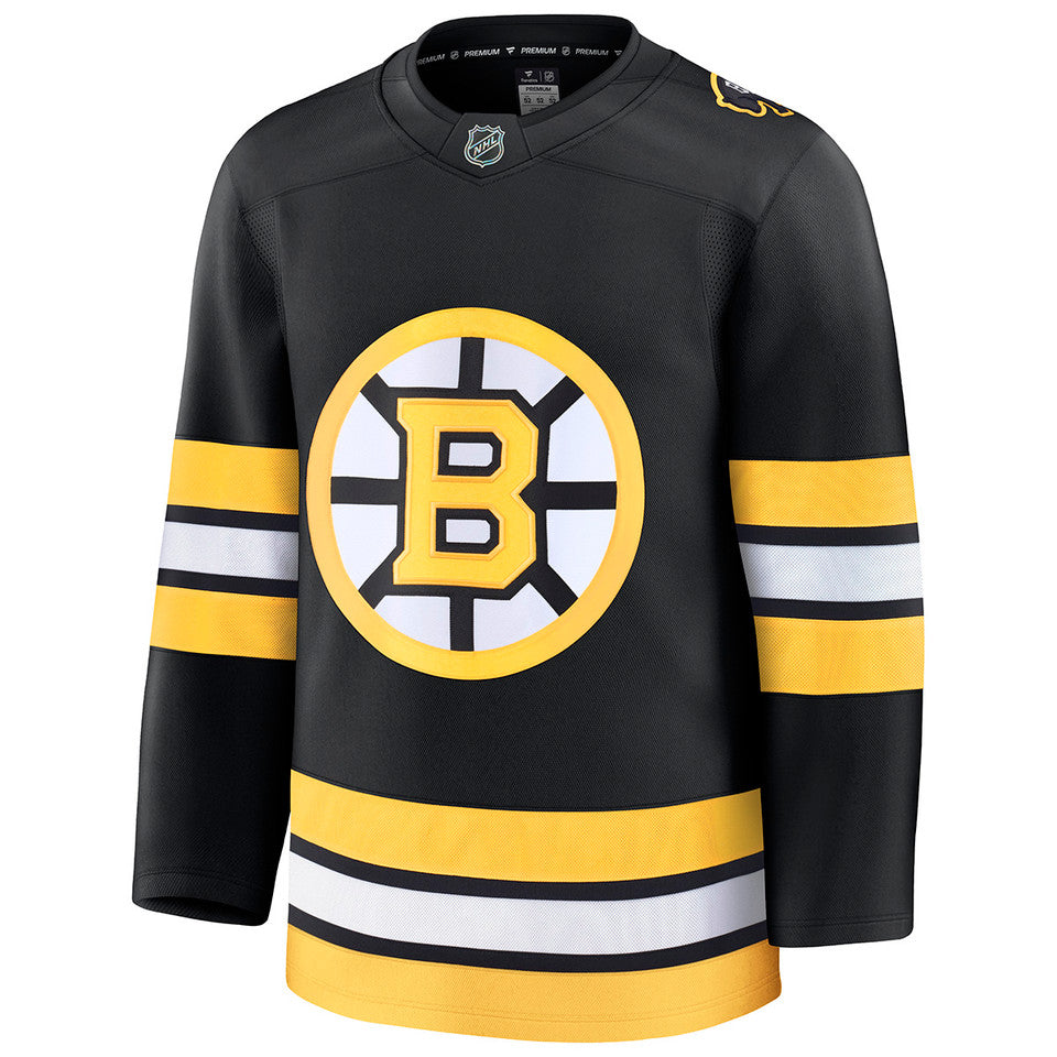 Maillot noir premium centenaire des Bruins de Boston (NHL) de marque Fanatics pour hommes
