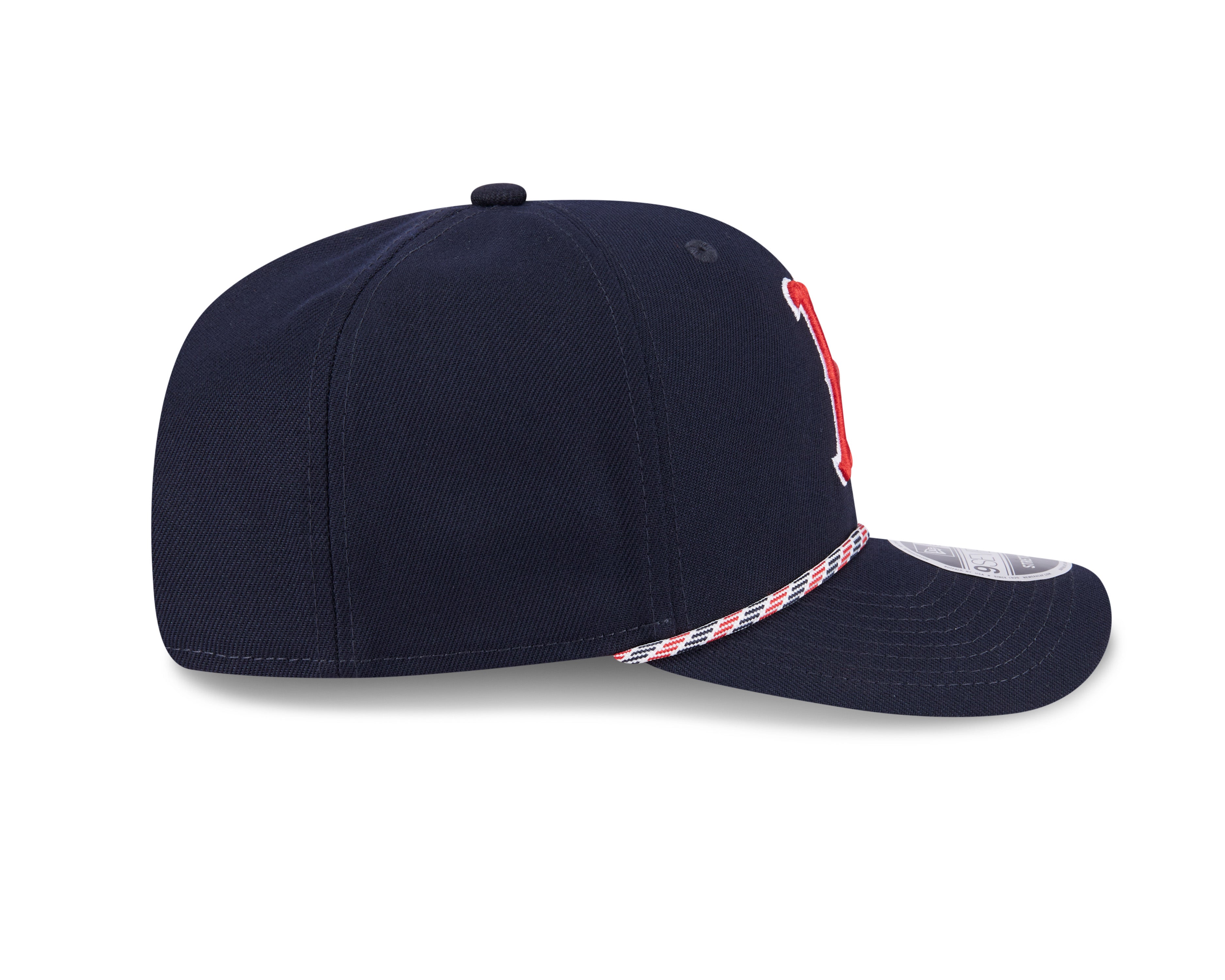 Casquette snapback multi-cordes bleu marine 9Seventy des Boston Red Sox de la MLB New Era pour homme