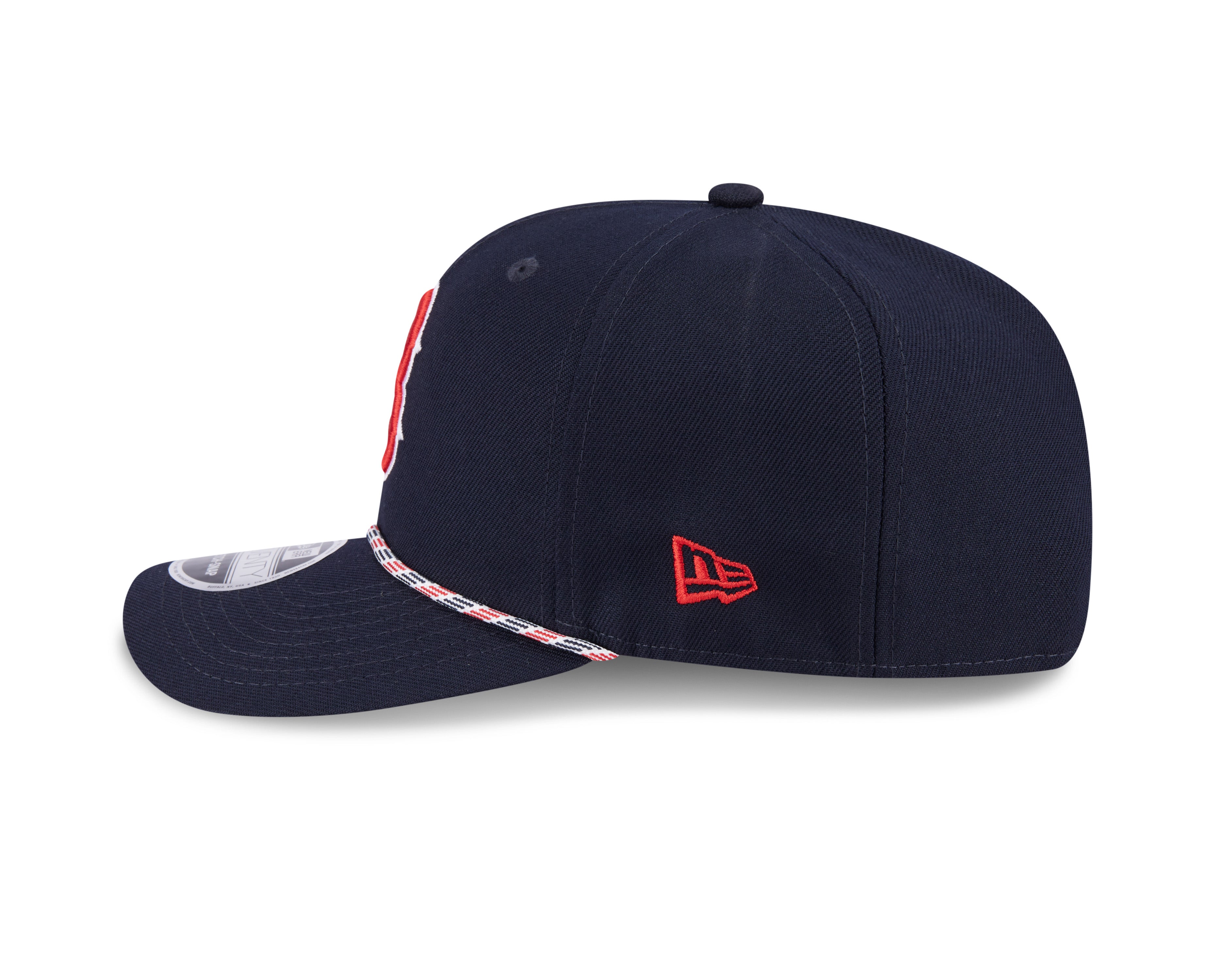 Casquette snapback multi-cordes bleu marine 9Seventy des Boston Red Sox de la MLB New Era pour homme