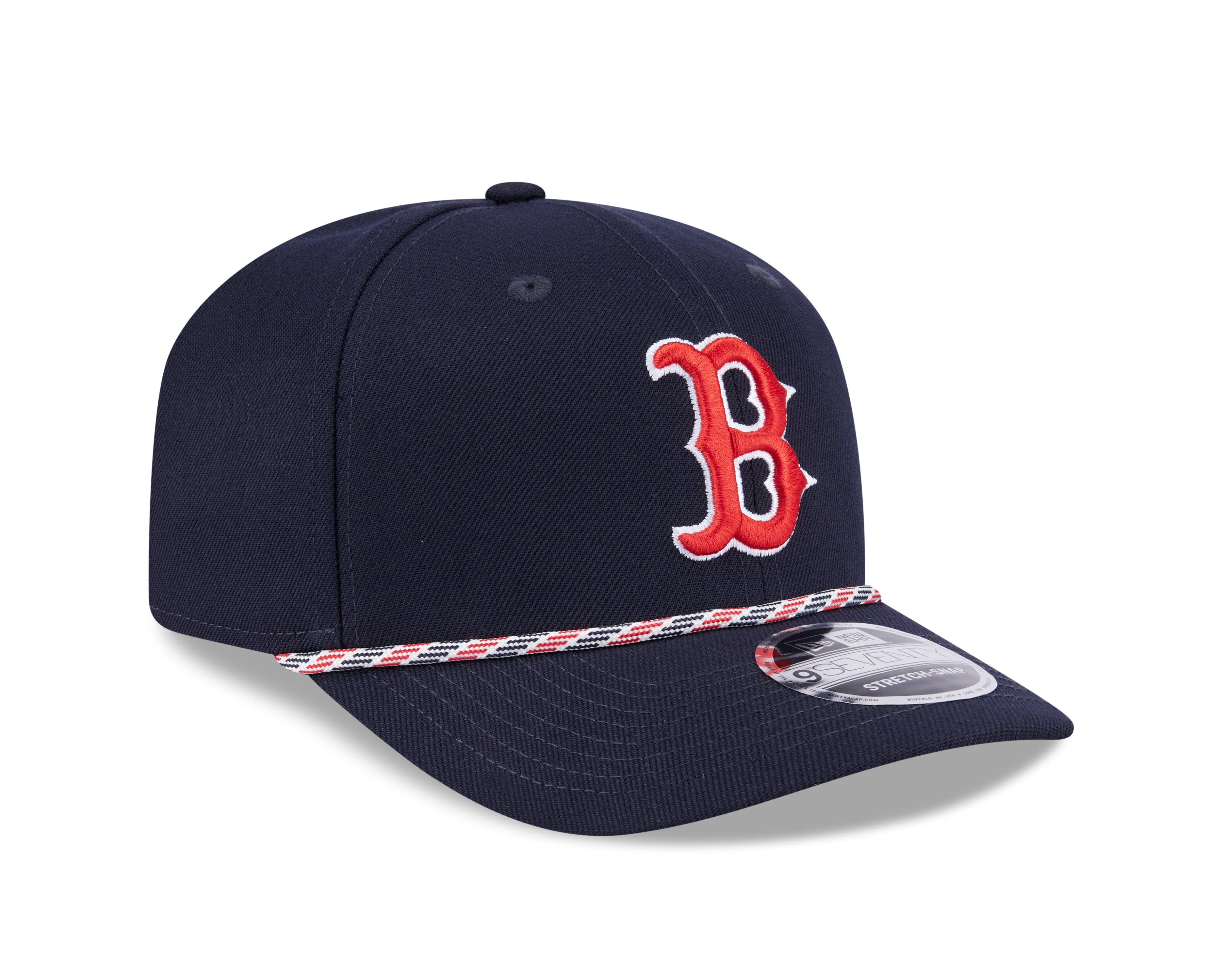 Casquette snapback multi-cordes bleu marine 9Seventy des Boston Red Sox de la MLB New Era pour homme