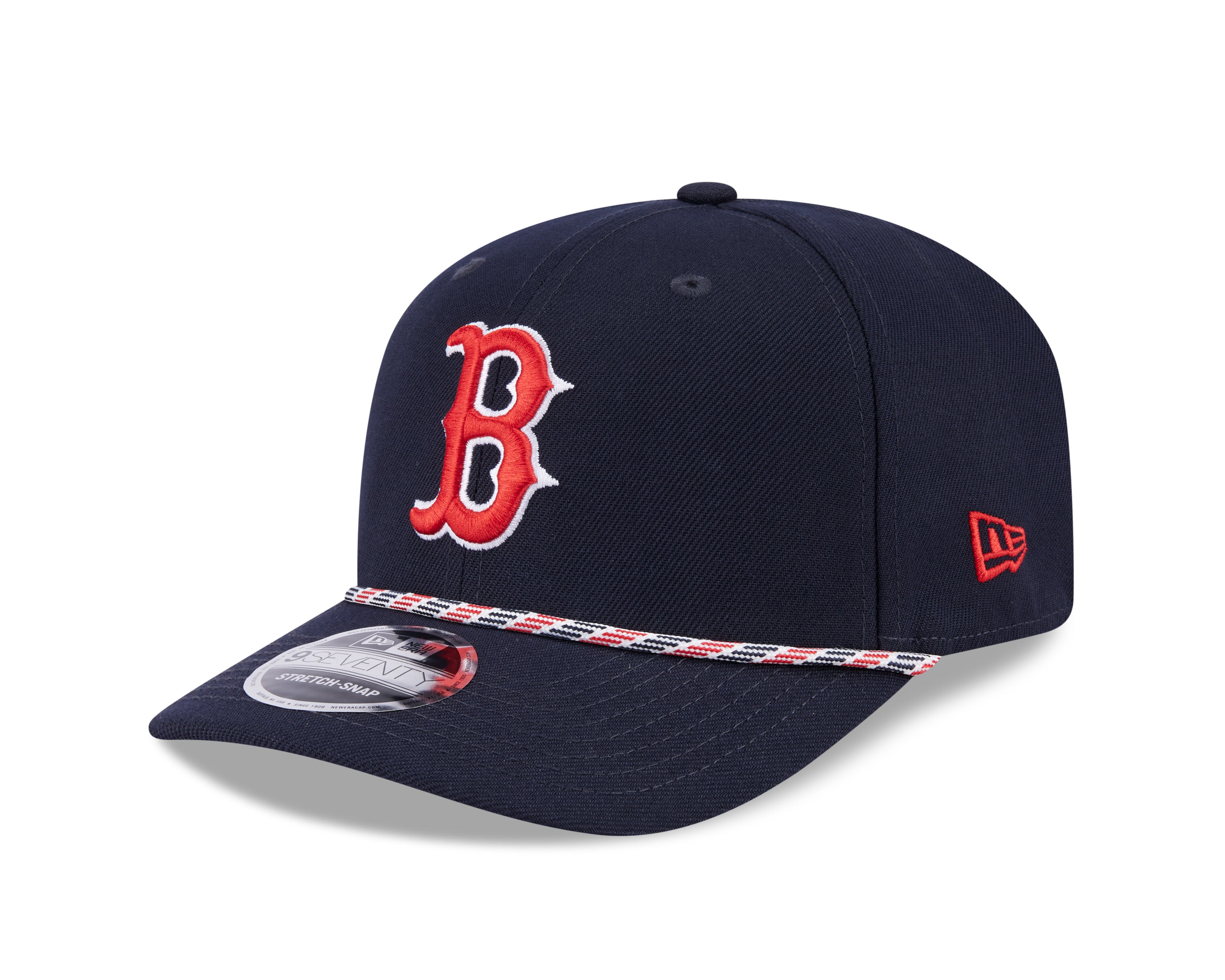 Casquette snapback multi-cordes bleu marine 9Seventy des Boston Red Sox de la MLB New Era pour homme