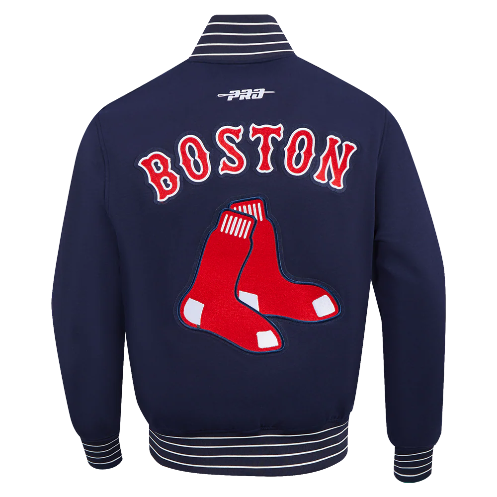 Boston Red Sox MLB Pro Standard Men's Navy Cooperstown Game Day Double Knit Jacket