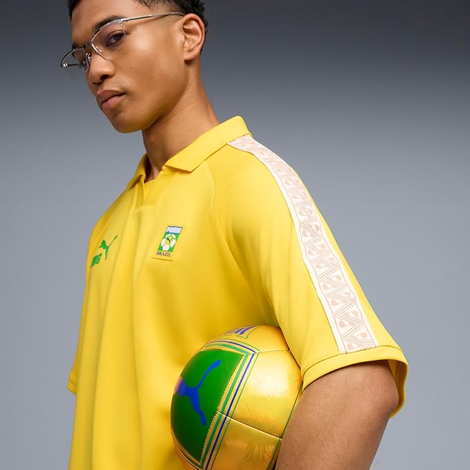 Brazil Puma Men's Yellow King Fanpack Jersey