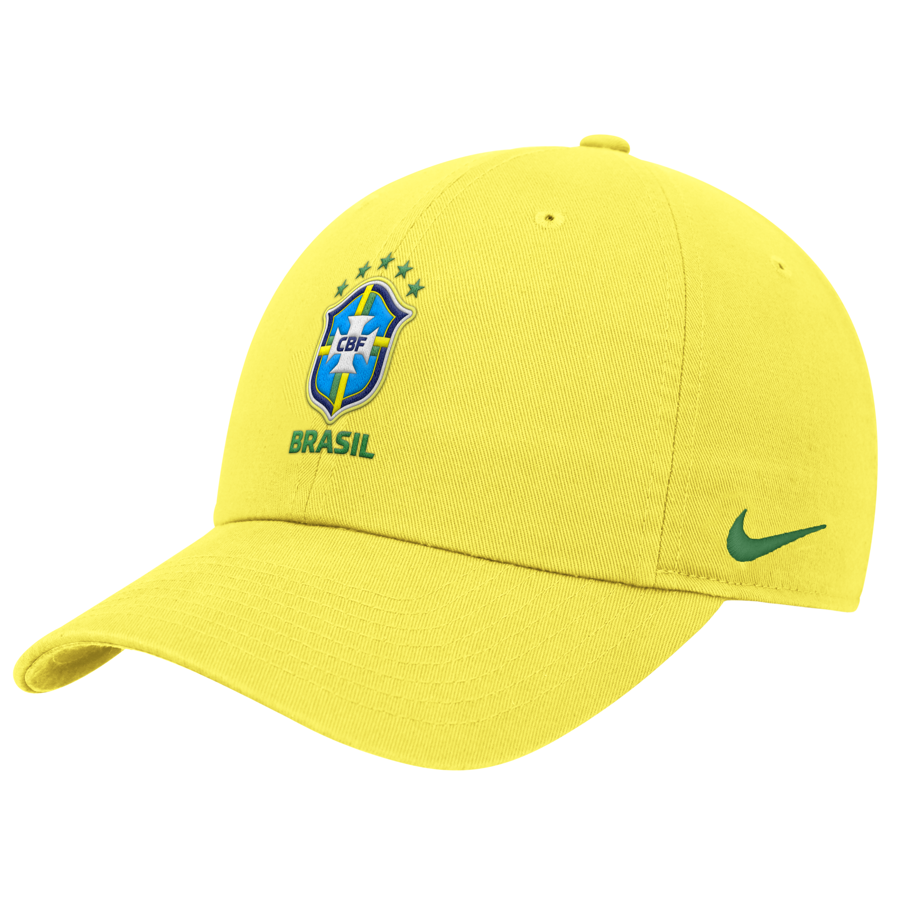 Brazil National Team FIFA Nike Men's Yellow Club Adjustable Hat