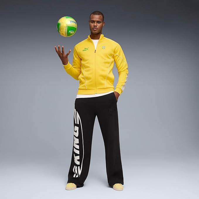 Brazil Puma Men's Yellow King Fanpack Anthem Jacket