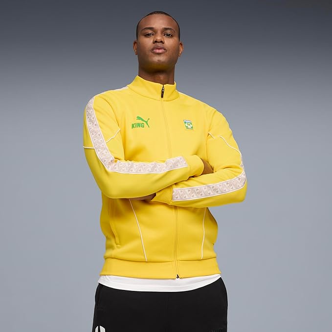 Brazil Puma Men's Yellow King Fanpack Anthem Jacket