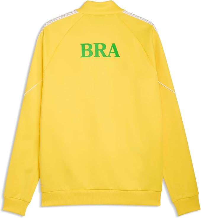 Brazil Puma Men's Yellow King Fanpack Anthem Jacket