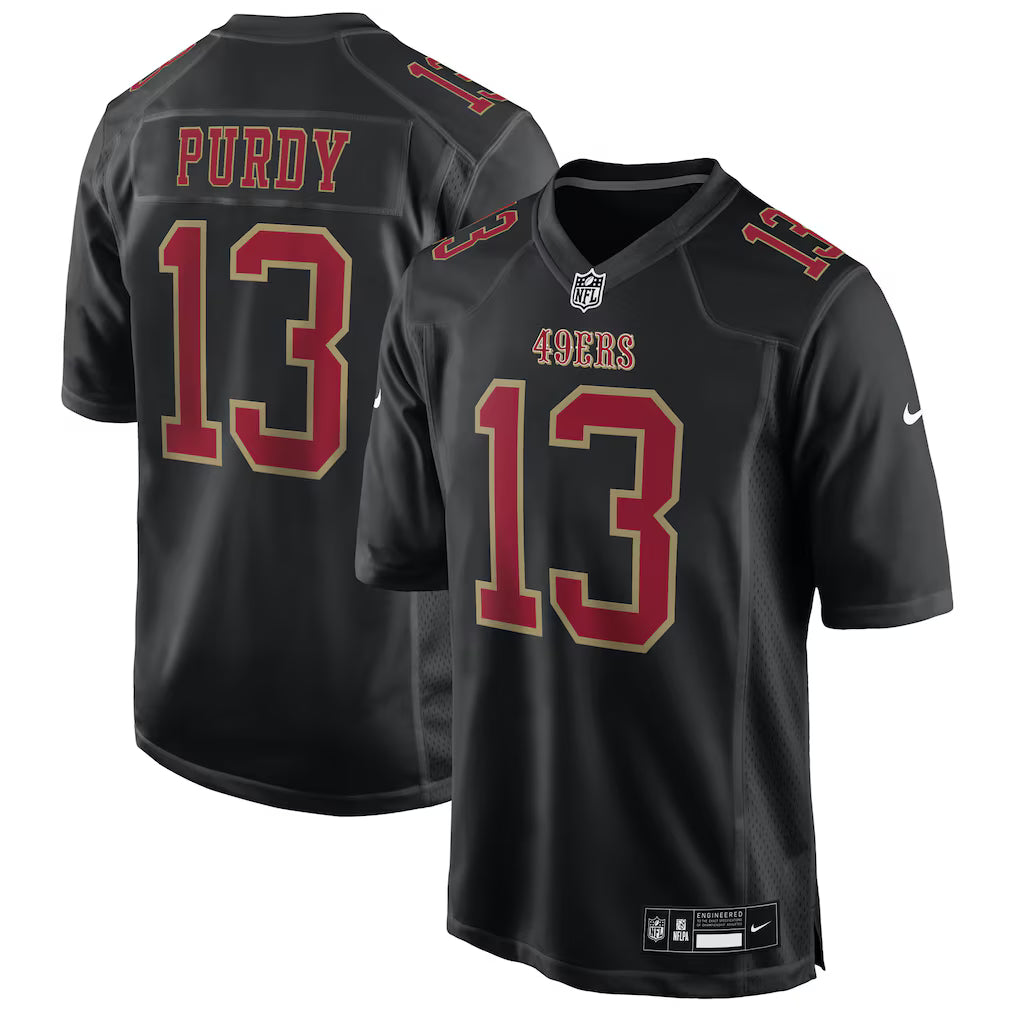 Brock Purdy San Francisco 49ers NFL Nike Black Fashion Game Jersey