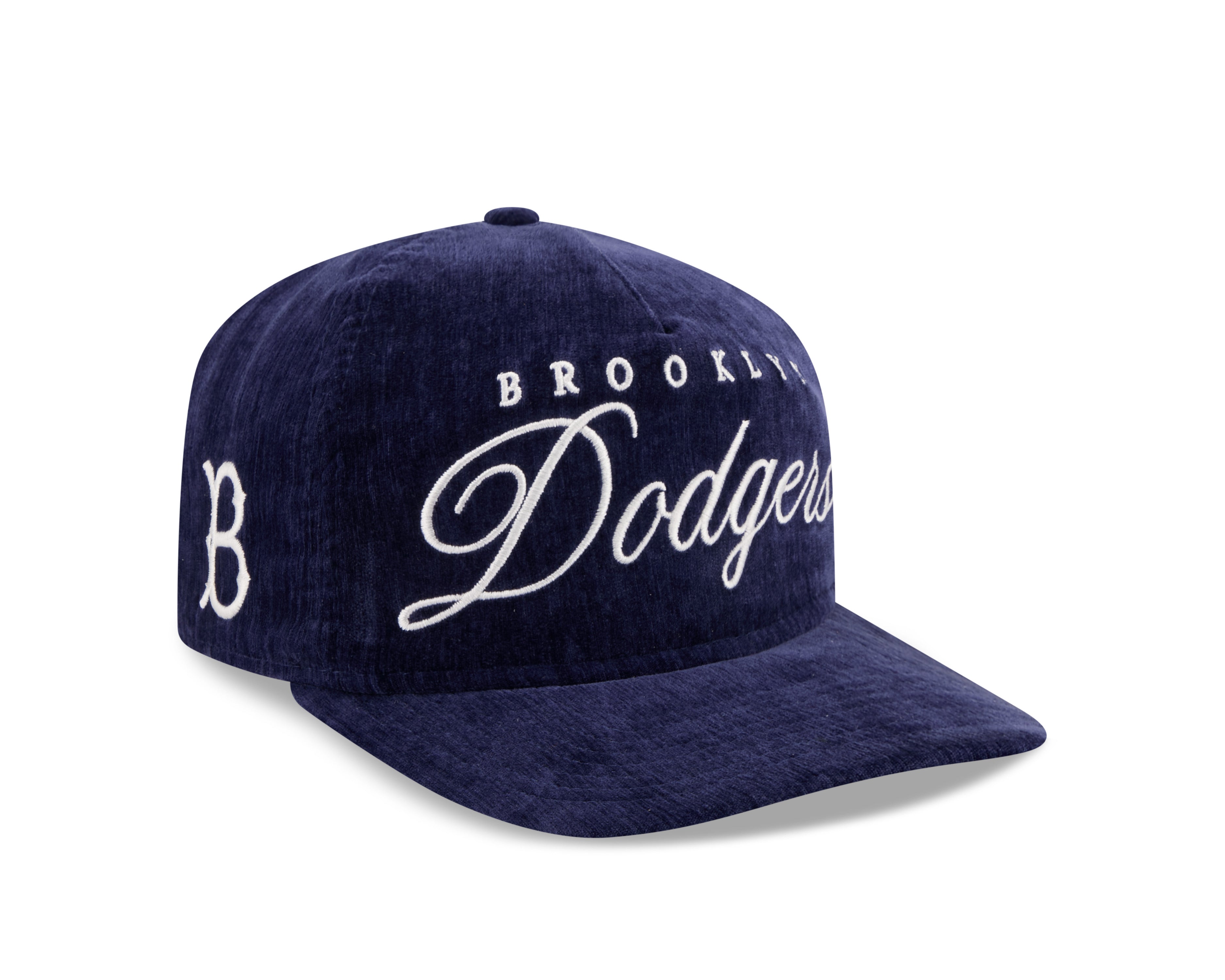 Brooklyn Dodgers MLB New Era Men's Navy 19Twenty Cooperstown Team Script Snapback