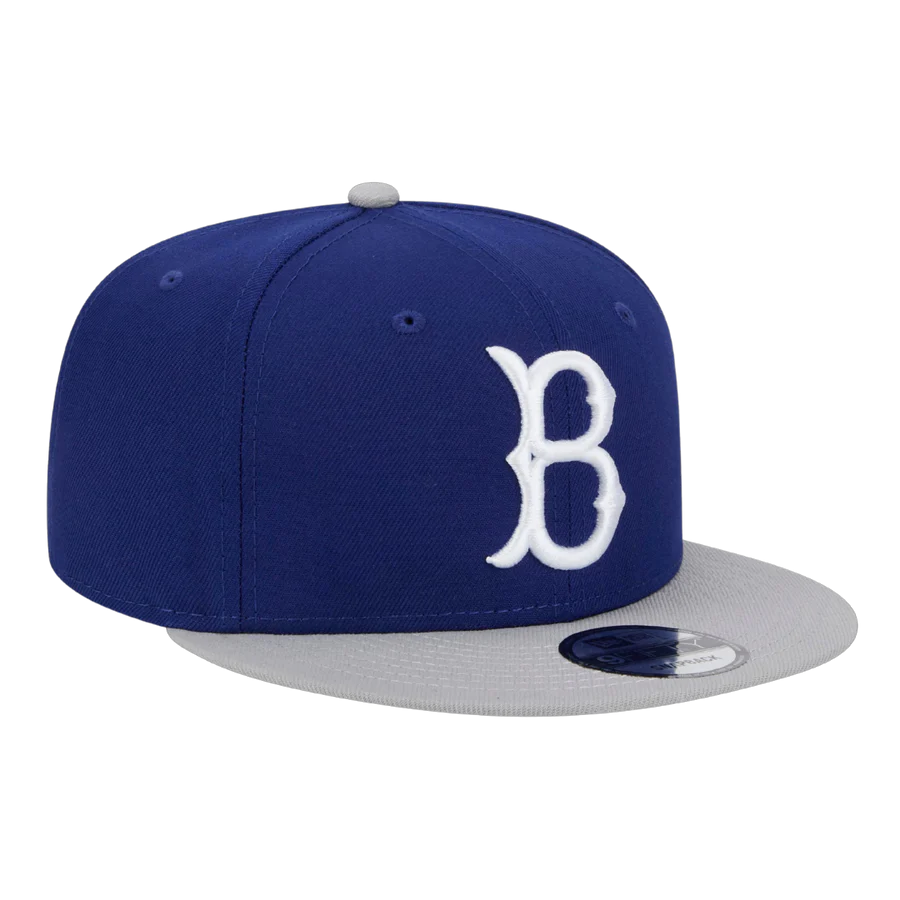Brooklyn Dodgers MLB New Era Men's Grey/Royal Blue 9Fifty Evergreen Snapback