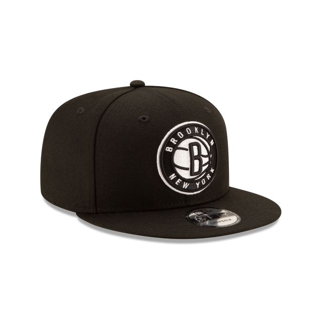 Brooklyn Nets NBA New Era pour hommes, noir/blanc, 9Fifty Alternate Basic Snapback