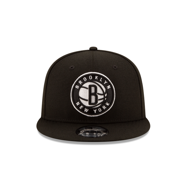 Brooklyn Nets NBA New Era pour hommes, noir/blanc, 9Fifty Alternate Basic Snapback