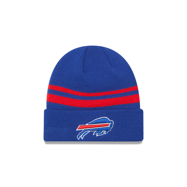 Bonnet tricoté bleu à revers NFL Buffalo Bills pour homme de New Era