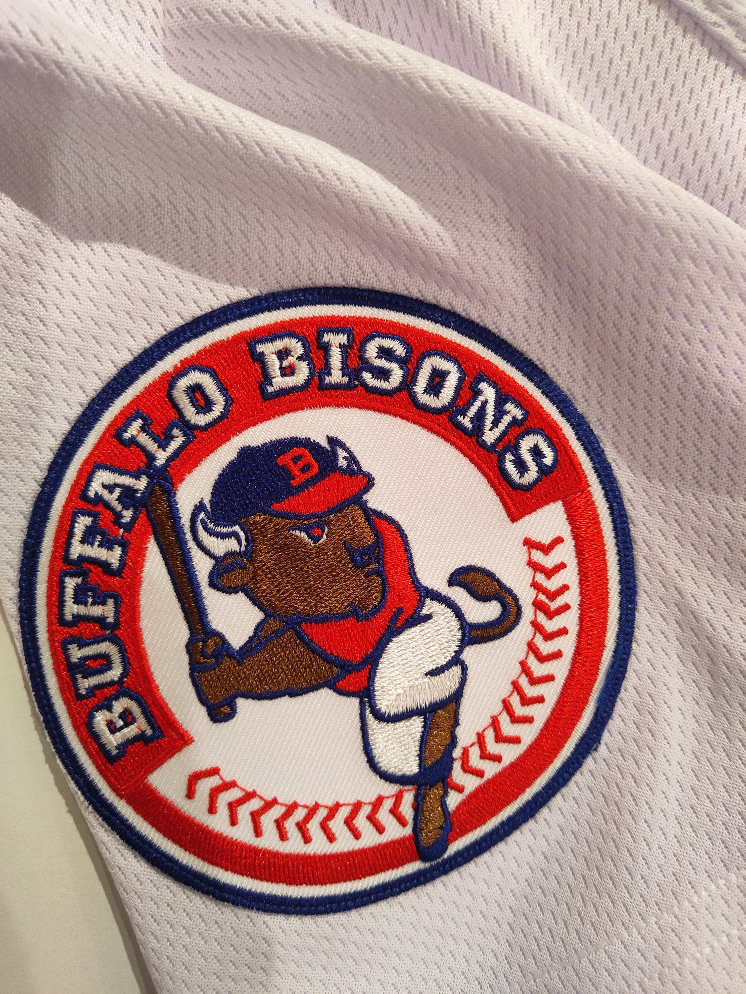 Buffalo Bisons MiLB OT Sports Men's White Authentic Jersey