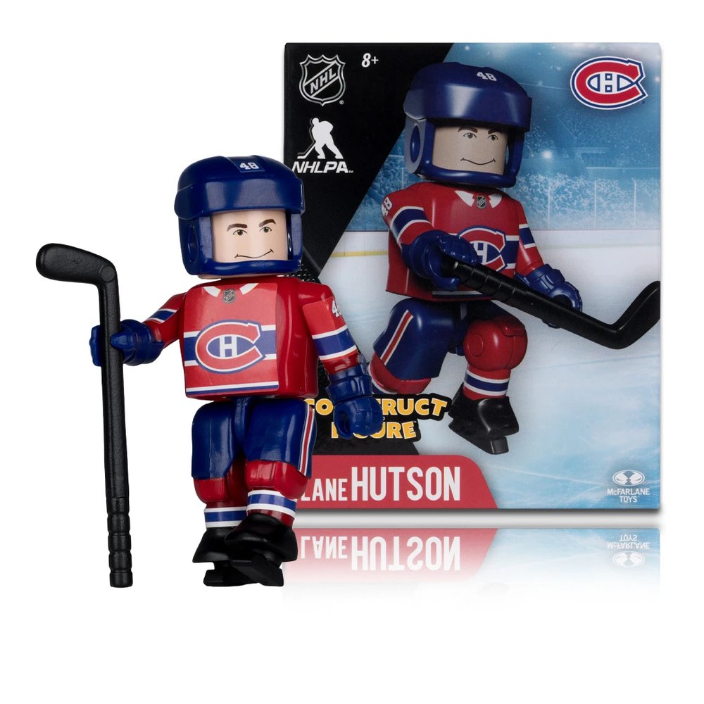 Lane Hutson Montreal Canadiens NHL McFarlene Construct A-Figure Mini Figure Toy