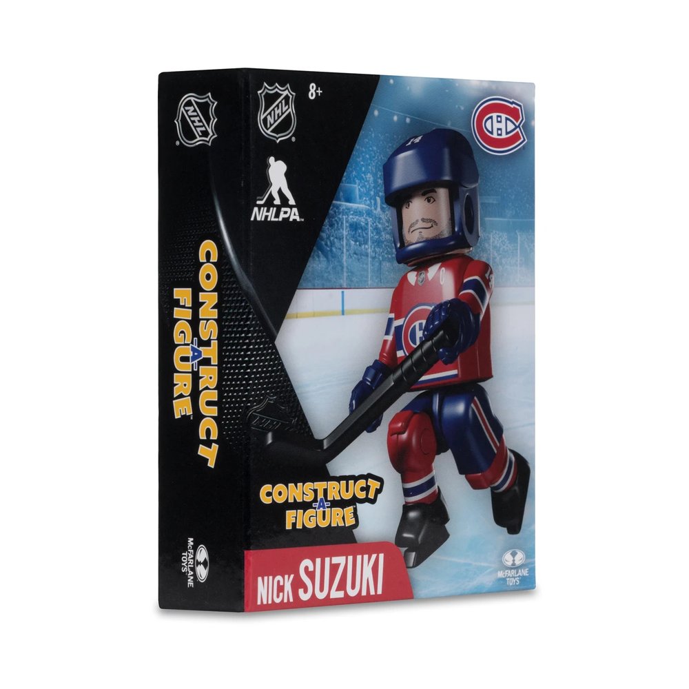 Nick Suzuki Montreal Canadiens NHL McFarlene Construct A-Figure Mini Figure Toy