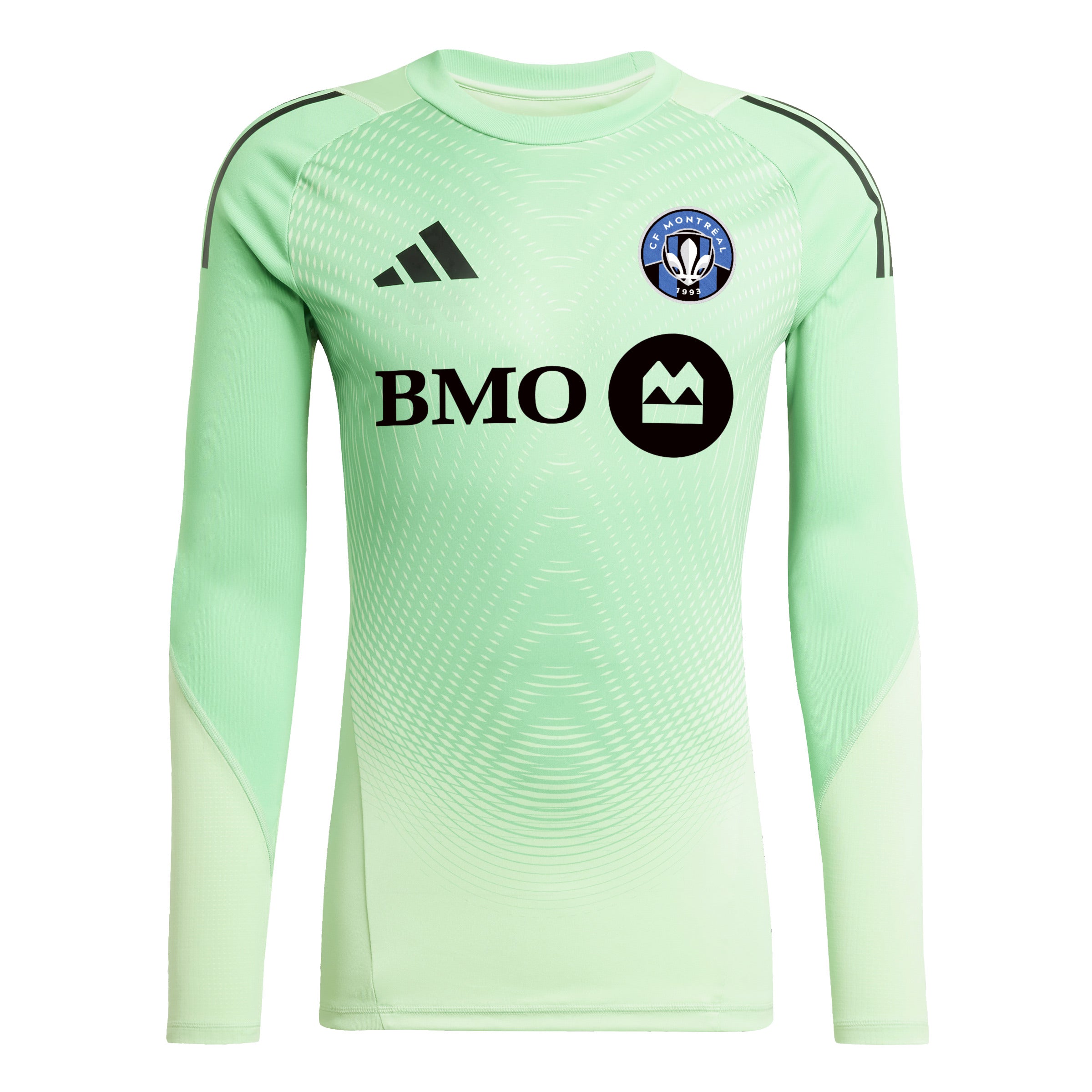 Maillot de gardien de but vert Adidas CF Montréal MLS 2025 pour homme