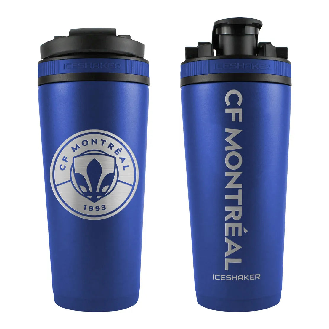 CF Montreal MLS Wincraft Blue 26oz Stainless Steel Ice Shaker Tumbler
