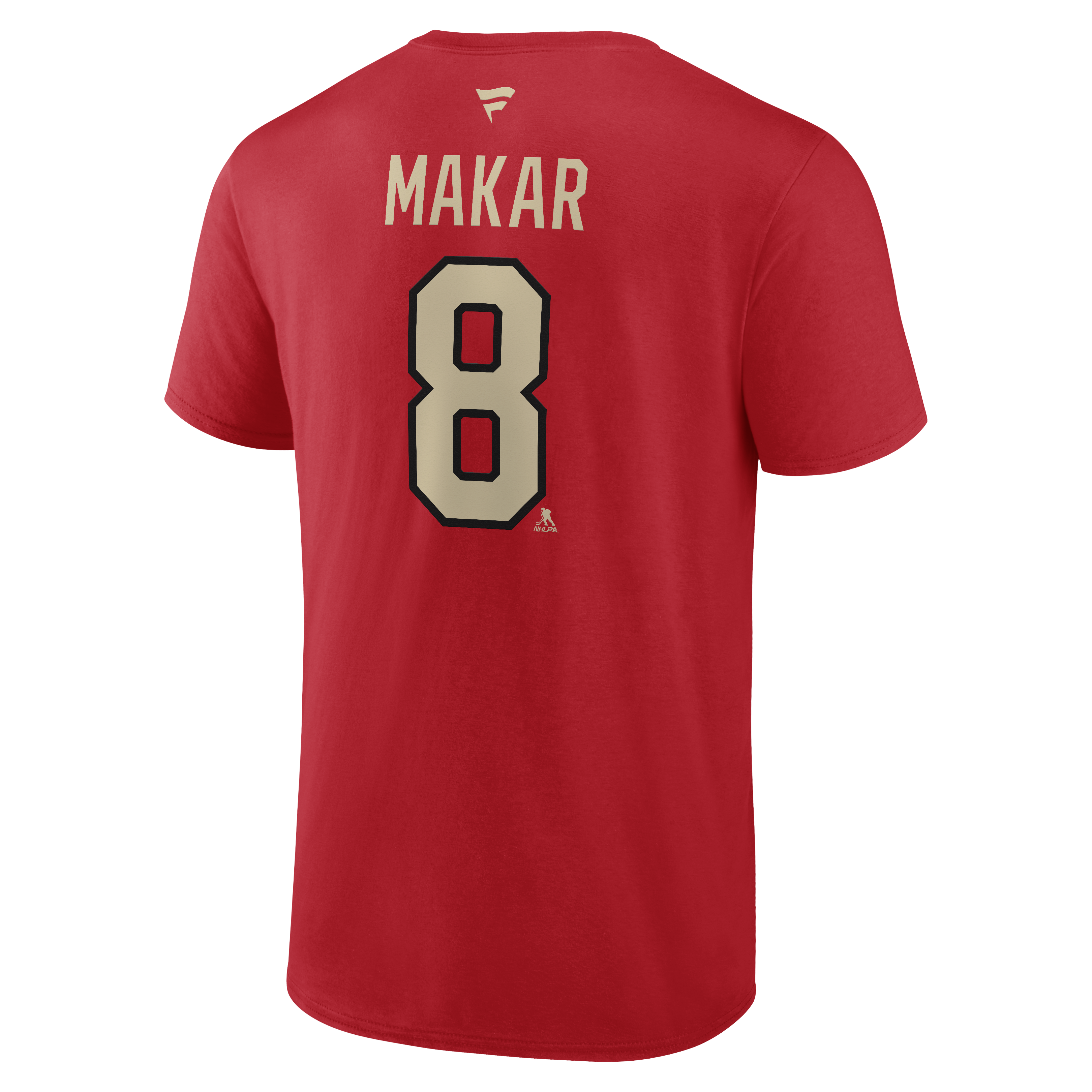 T-shirt authentique rouge de marque Cale Makar Canada NHL 4 Nations Face-Off pour homme