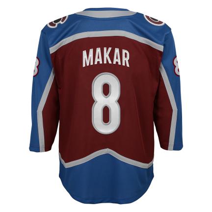 Cale Makar Colorado Avalanche NHL Outerstuff Youth Burgundy Premier Jersey