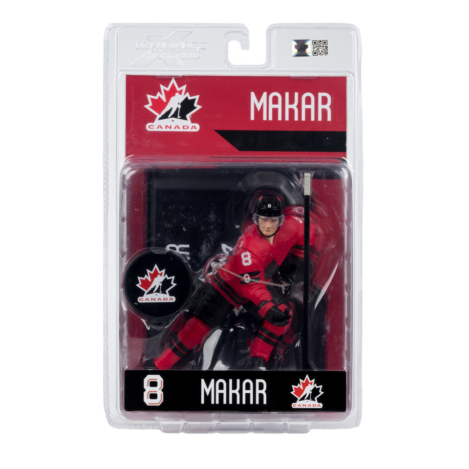 Cale Makar Hockey Canada IIHF McFarlane Toys Olympics Legacy Series 7" Action Figure