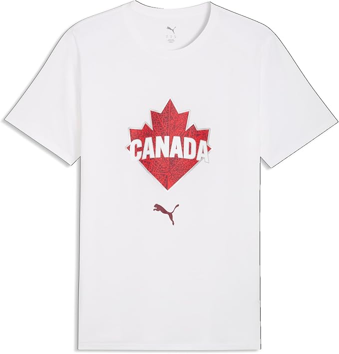 Canada Passion Puma Men's White T-Shirt