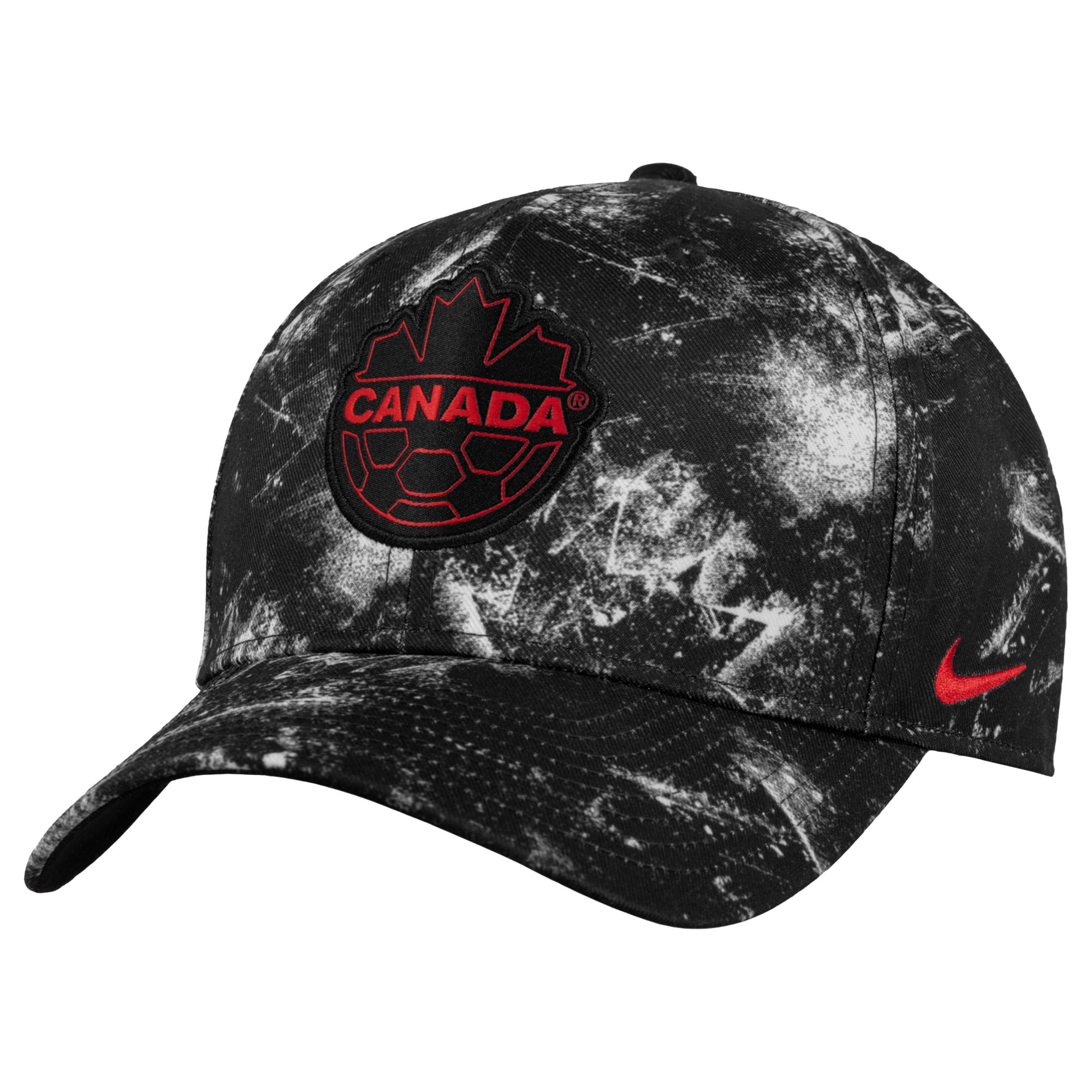 Canada Soccer FIFA Nike Men's Black Rise Adjustable Hat
